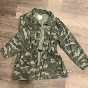Camo utility jacket